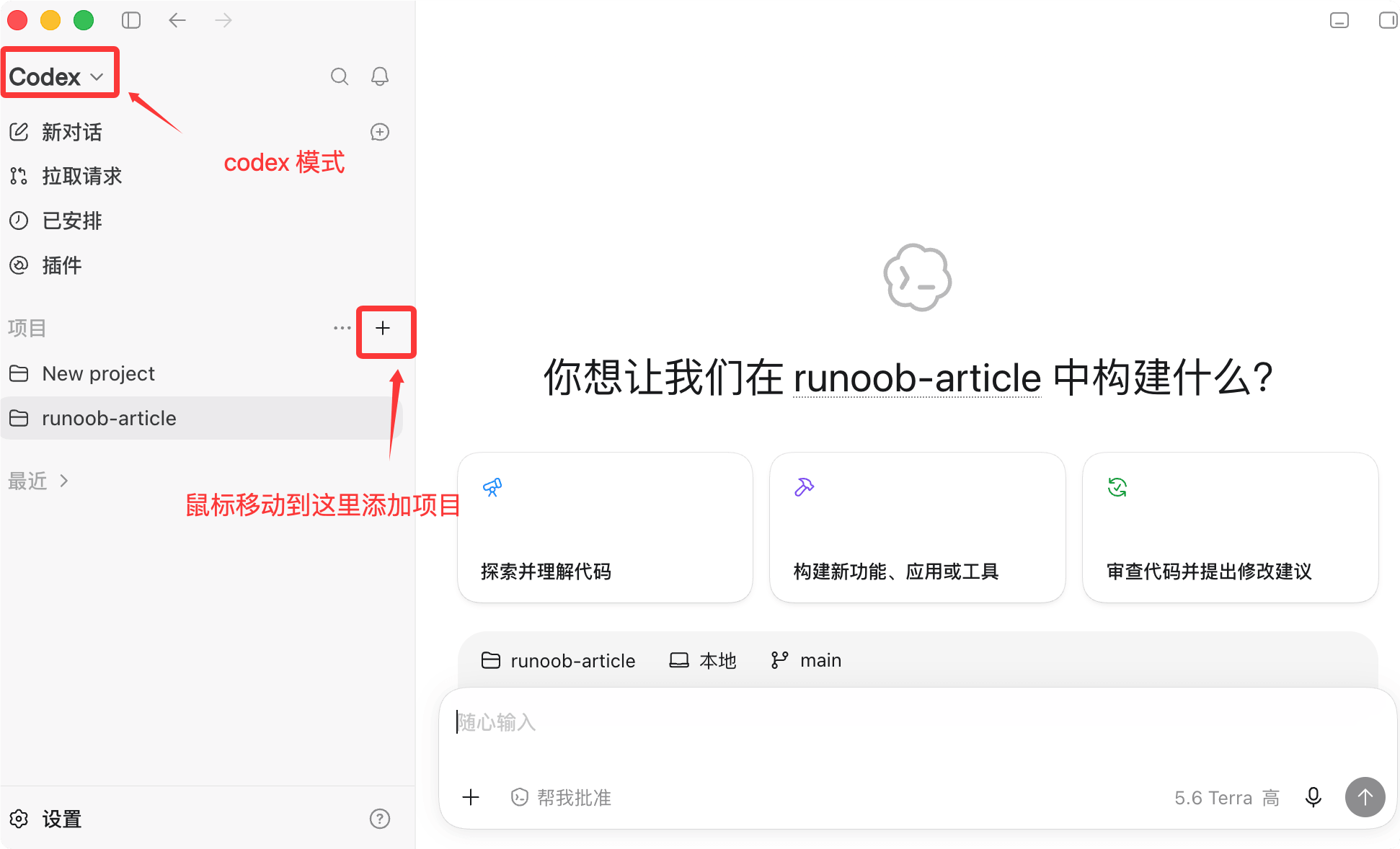Codex 安装界面示例 4